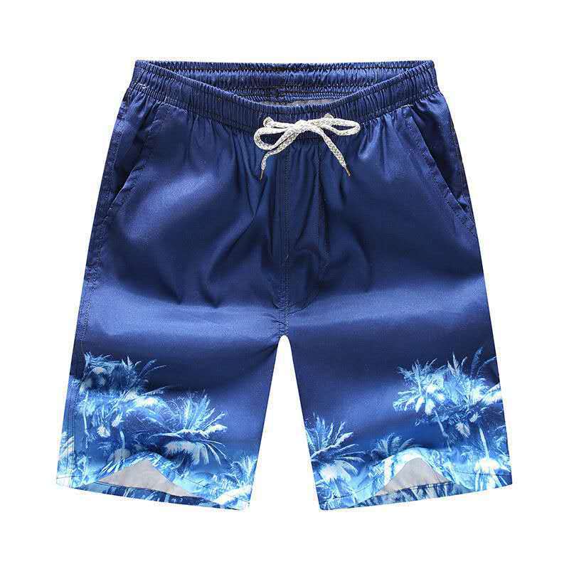 Sommer-Strandhose mit Surf-Print, lockere, lässige Caprihose