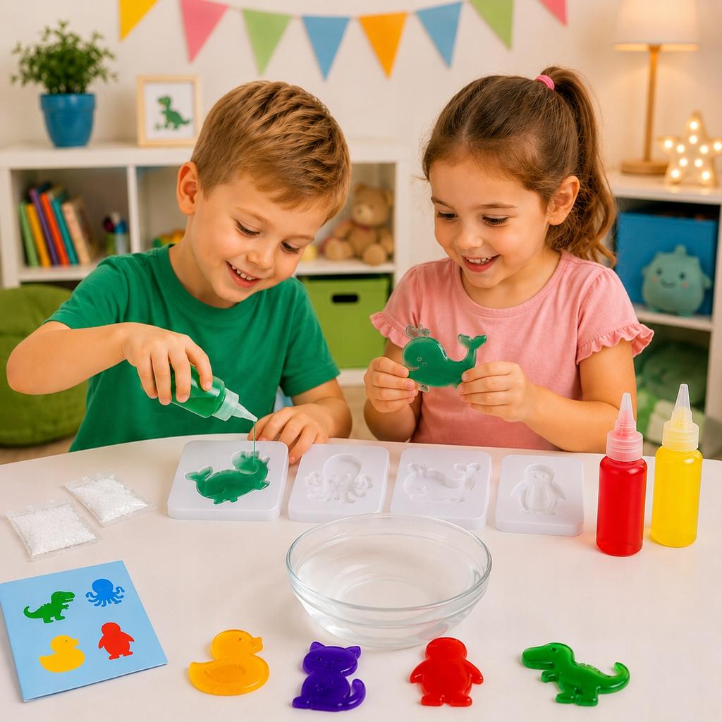[PACZA] Creative set for children Magic Water Gel + Molds Z3422N