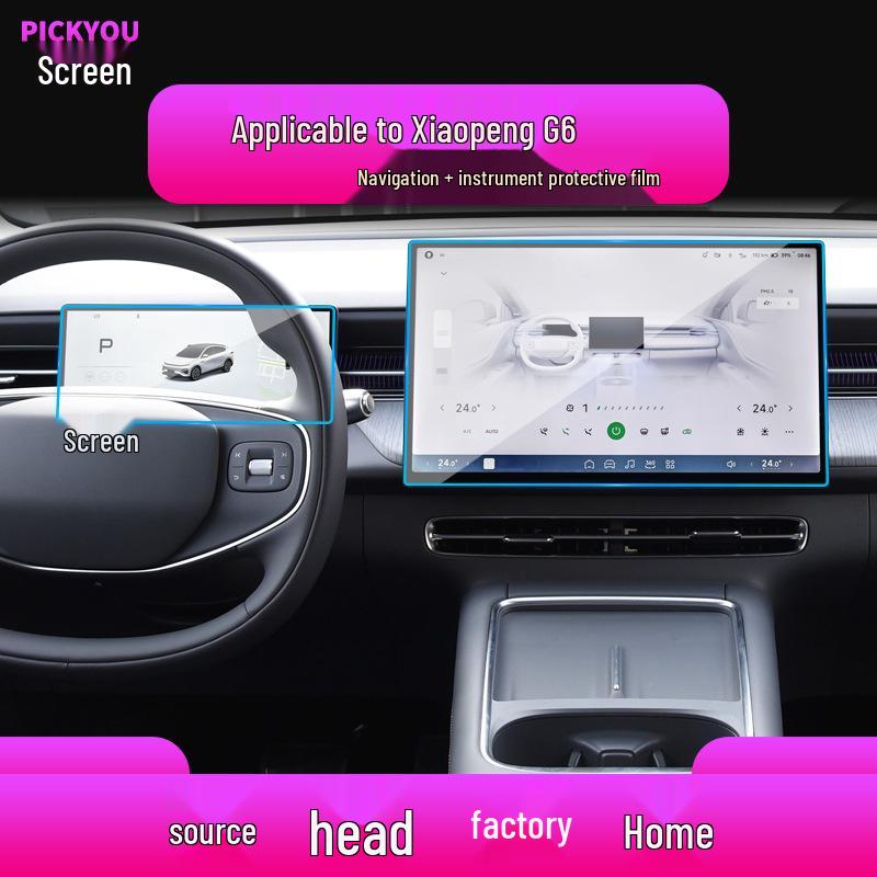 Xpeng G7, G6, G9 Protective Tempered Film for Console and Instrument Screens