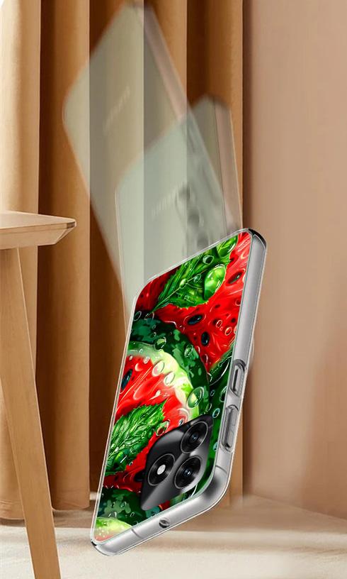 Etui Do Honor X5C Plus / X5C 4G Obudowa Foto Case Plecki Arbuz + Szkło 9H