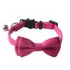 New Pet Dog Collar Solid Color Macaron Suede with Bow for Cats and Dogs  Dog Accessories for Small Dogs Dog Harness Dogs Leash