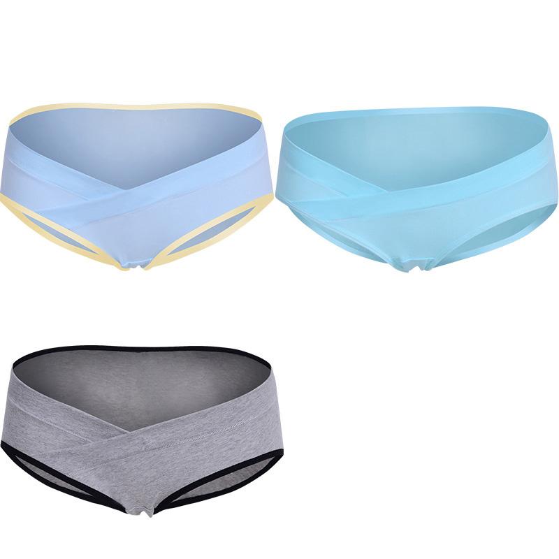 3 stk Dame Under Magen Maternitetstruse Graviditet Etter fødsel Maternitetsundertøy Multipakke Lav midje Undertøy