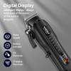 New multifunctional electric hair clipper set oil head electric clipper long endurance men's razor digital display barber scissors universal