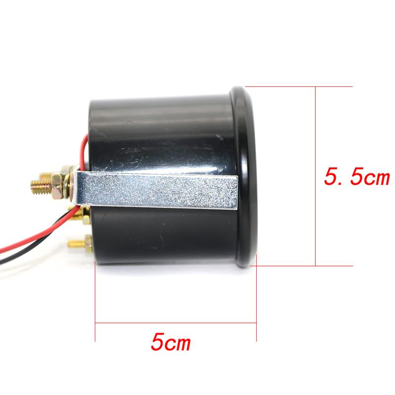 2" 52mm Smoke Lens Boost Gauge Bar psi/Vacuum/Water temp/Oil temp/Oil pressure/Voltmeter/Tachometer RPM Car Gauge +Gauge Pods
