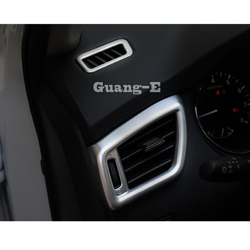 Car Cover Garnish Detector Trim Front Air Condition Outlet Vent For Nissan X-Trail T32/Rogue 2014 2015 2016 2017 2018