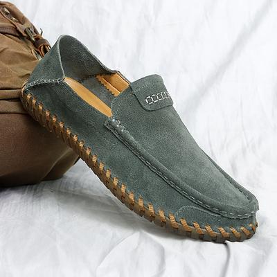 Fashion 2024 Suede Leather Men Loafers Super Soft Casual Shoes For Men Slip On Male Moccasins Plus Size 38-47 Tenis Masculinos