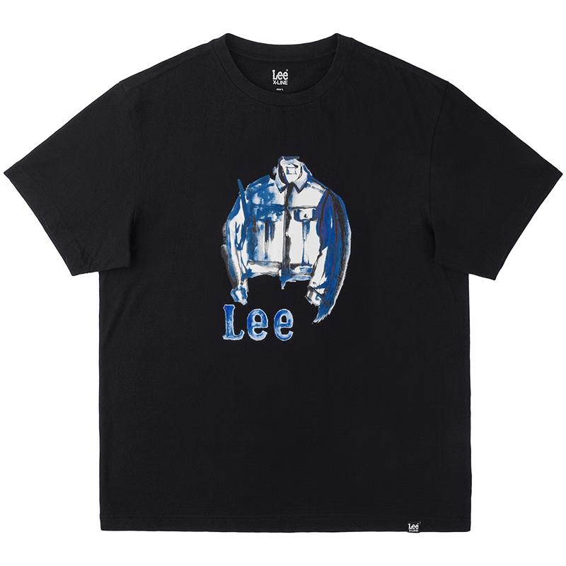 Lee Men s Crew Neck Logo Print Short Sleeve T-Shirt S