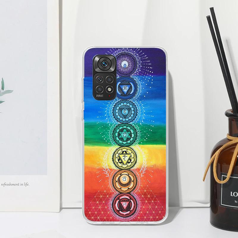 Yoga Chakra Spiritual Energy Universe Phone Case For Xiaomi Redmi Note 15 13 14S 14 Pro Plus 12S 11S 10S 12 11E 10 11T Art Funda