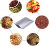 50 buc Pungi Argintii pentru Vidat din Folie de Aluminiu Mylar Pungi de Depozitare Kit Bucătărie Acasă Pentru Alimente Convenabile Nuci Premium