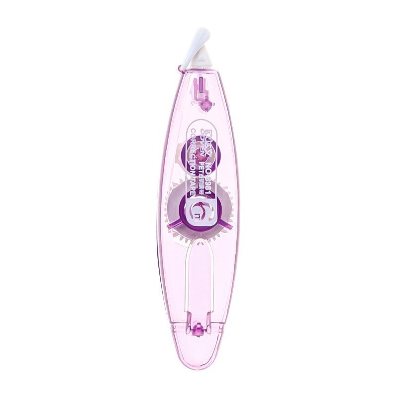 Simple Smoky Morandi Mini Transparent Correction Tape - 6m Portable Student Stationery
