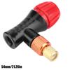 1 Pcs Aluminum Alloy CO2 Bike Inflator Valve Head Bicycle Tire Pump for Road and Mountain Bikes