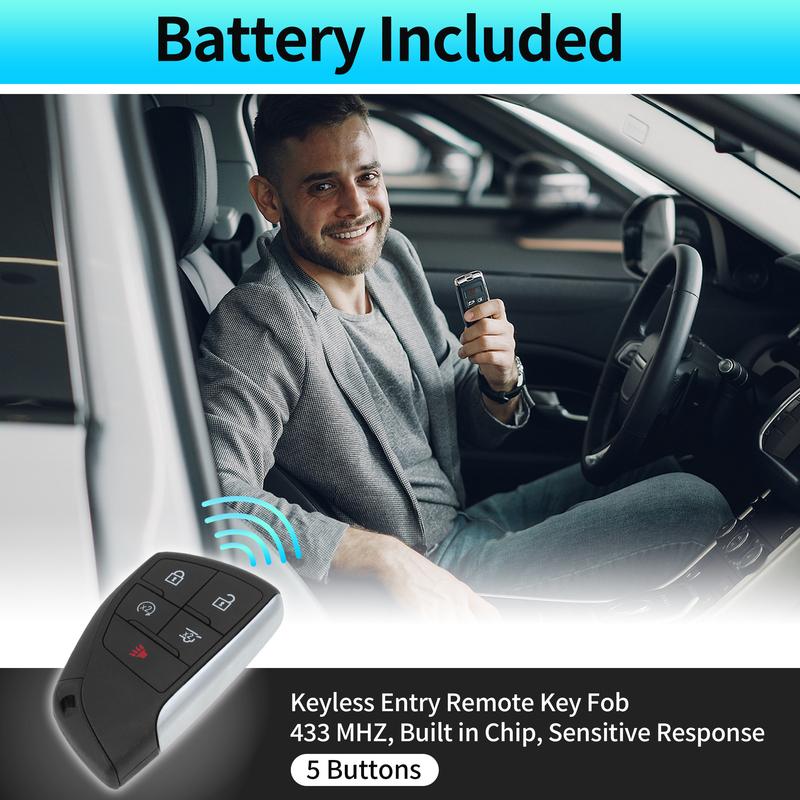 X Autohaux YG0G21TB2 433 MHz Keyless Entry Remote Key Fob for Buick Envision -2024