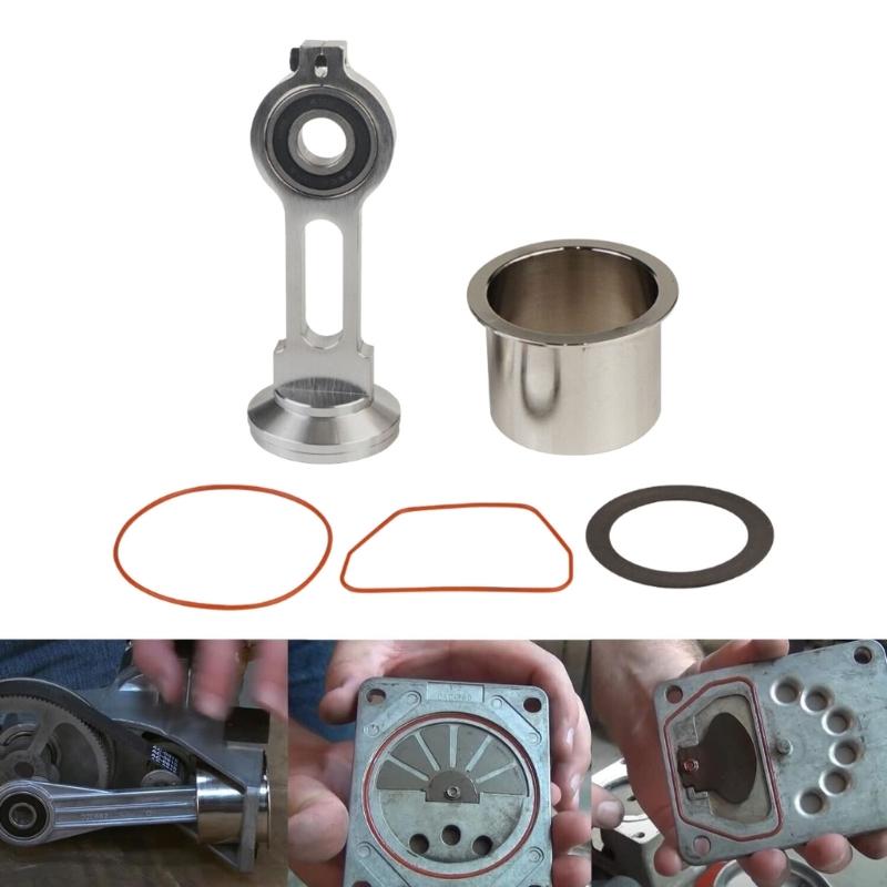 Air Compressor Piston Kit Oil Freeing Connecting Rod Replacement Suitable for 919.167320 919.152811 KK-4835 KK-5081 A027