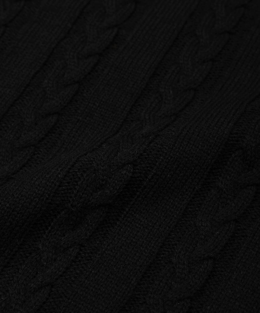 ESN Soft Cable Collar Knit Black