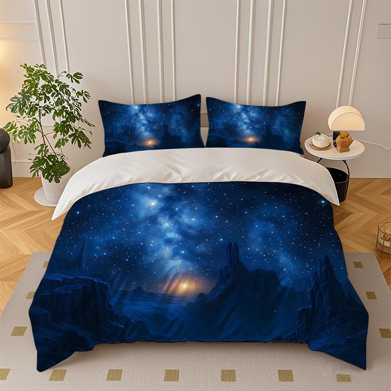 

Quilt Cover Three-Piece Quilt Cover Set 140cm * 200cm - cover + and 1 piece