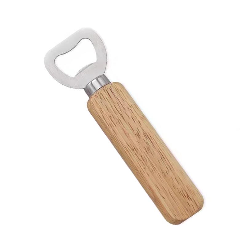 GZE337 Wooden Handle Bottle Opener