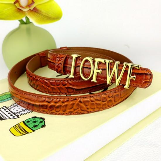 Loewe Damen Ledergürtel 2,0 cm - High-End Mode, Vielseitiger Promi-Stil