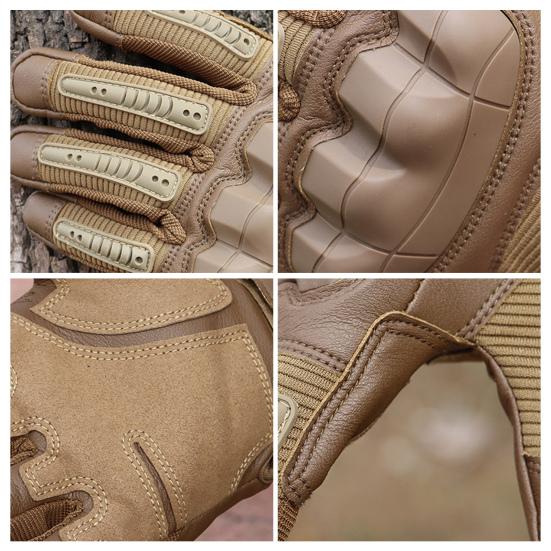 1 Paar Herren Taktische Handschuhe Atmungsaktiv Rutschfest Touchscreen Motorradhandschuhe mit Hartschalen-Handflächenpolsterung Jagd Wandern Camping Klettern Radfahren