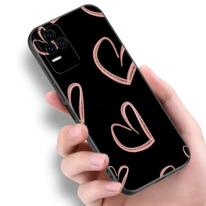 Heart Love Coffee Phone Case For Xiaomi POCO F2 F3 M2 M3 M4 X3 X4 Pro NFC F4 GT 5G F1 X2 C3 C31 C40 M5S Soft TPU Black Cover