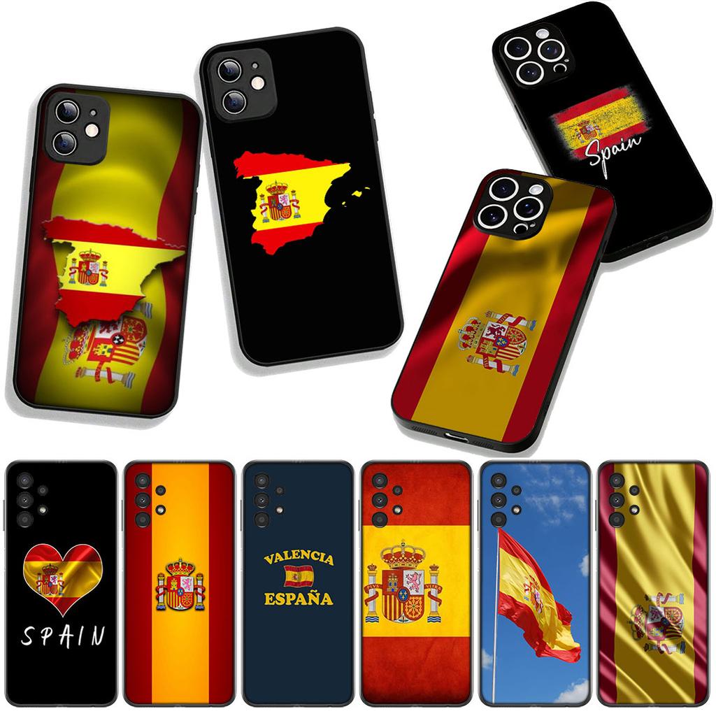 Handyhülle Spanien Flagge Gelb Rot Hülle für Xiaomi Redmi Note 15 11 9 10 Pro Plus A5 9A 9T 10A 10C 9C NFC 15C 8T Case