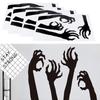 4 Set Horror Halloween Decorative Wall Sticker Decal for Living Room Bedroom Party Supplies