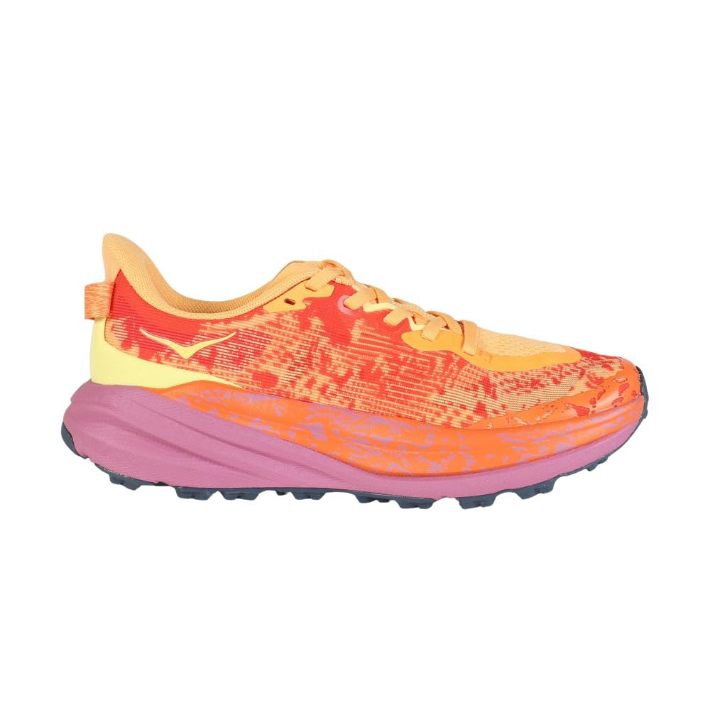 HOKA Speedgoat 6 Trail Running Shoes (1147811-SRBT) (Orange/Size 23.0/Women's)