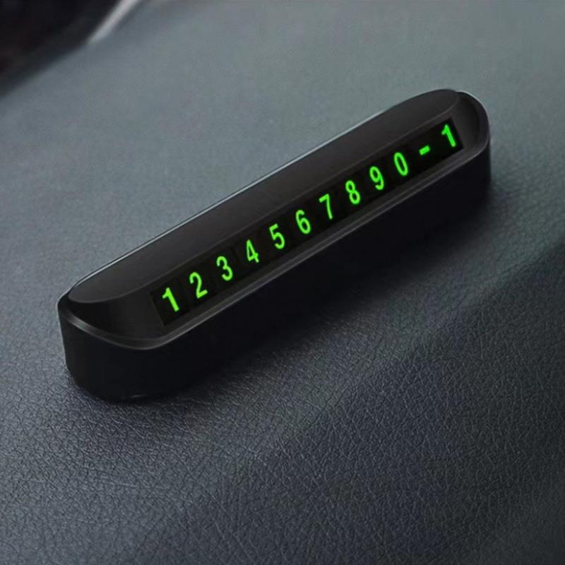 1Pc Car Temporary Parking Card Phone Number Card Plate Telephone Number Car Park Stop Automobile Accessories