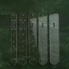 Belt Punching Positioning Template, Acrylic Version 5 Model Vegetable Tanned Belt Fixing Plate, Positioning Plate