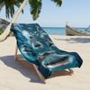 Extragroßes Haifisch-Print Mikrofaser Strandtuch Super Saugfähig Schnelltrocknende Matte Für Reisen Pool Surfen Camping