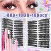 Wispy Style False Eyelashes Natural Look Fake Eyelash DIY Lash Extension Kit  Eye Lash Extension