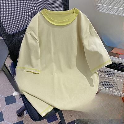 A New Summer Loose, Off-the-shoulder T-shirt for Women with A Plus-size Design and A Niche Style