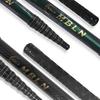 Ultra-compact retractable carbon fiber landing net handles: 58cm retracted, 336.5cm extended.