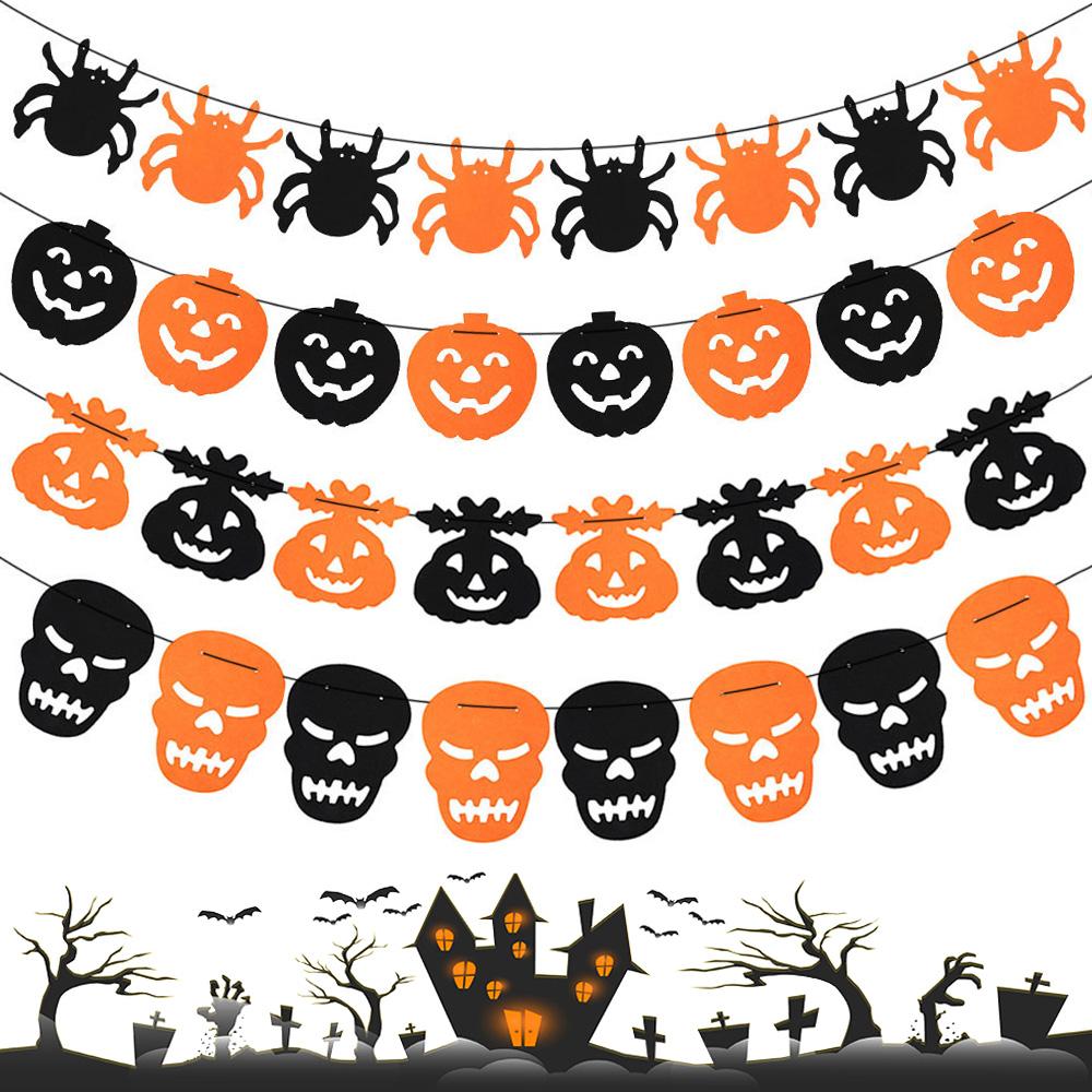 Halloween Decorations - Happy Halloween Banner | Hanging Halloween Party Decorations for Indoor Outdoor
