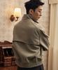 Eyeunderstand Texture Harrington Jacket (Cream)