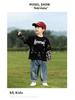 Nausicaa Spring 2025 Plaid Faux Two-Piece Letter T-Shirt for Boys – Trendy Korean Style
