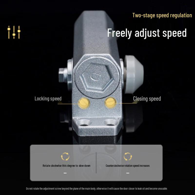 Yuzhuxun Small Non-Positioning Door Closer