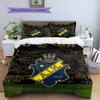 FC AIK Pattern Bedding Home Decoration Birthday Gift (1 * Duvet Cover + 2 * Pillowcase, Without Core)