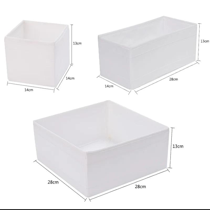 4 specifications Household Wardrobe Storage Baskets Large Capacity Clothing Toy Storage Bags Polyester Folding Desk Storage Box