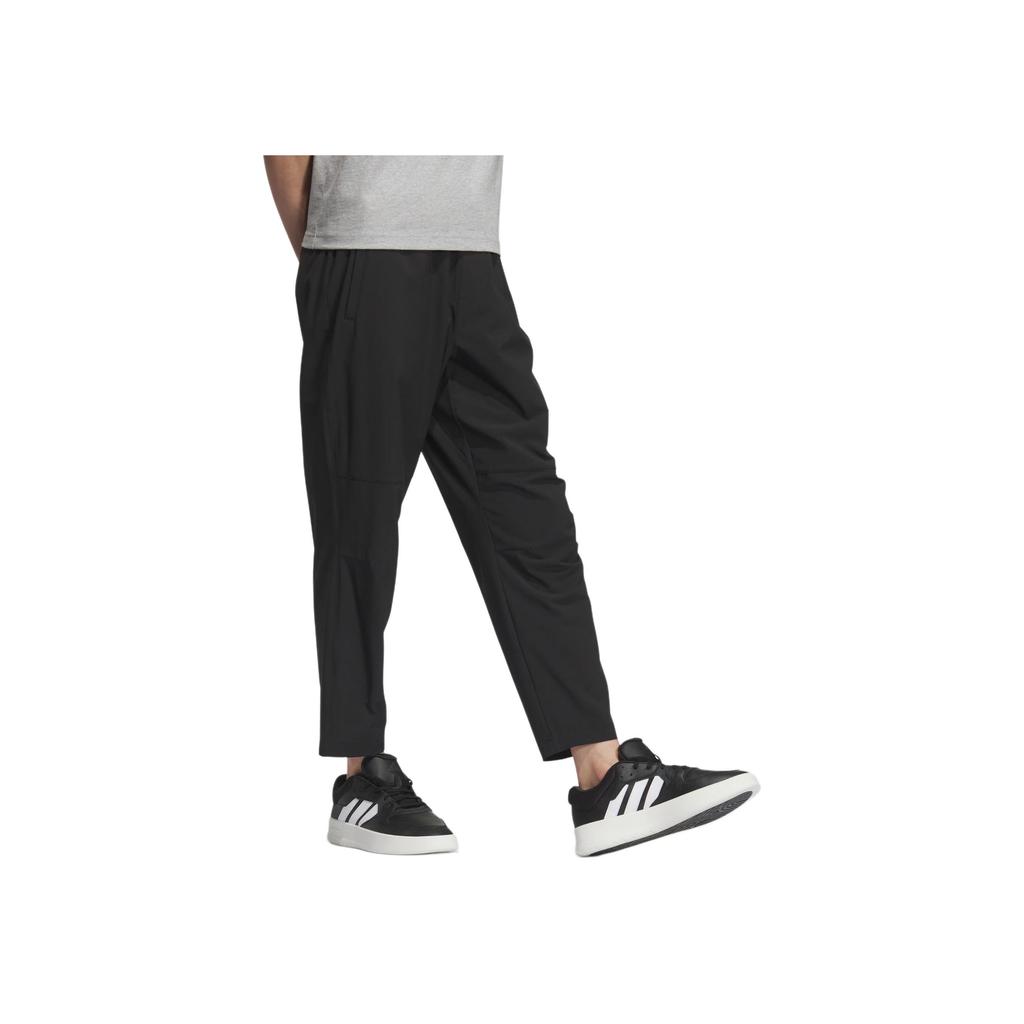 Adidas Must Haves Ss25 Entry Tracksuit Bottoms Climacool Fashion Comfortable Versatile Skin-Friendly Quick-Dry Cropped Casual Pants Men Bottoms KC2877