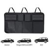 Waterproof Oxford Cloth Rear Seat Back Storage Bag with 4 Pockets Multiple Functional Auto Trunk Organizer for Car Interior