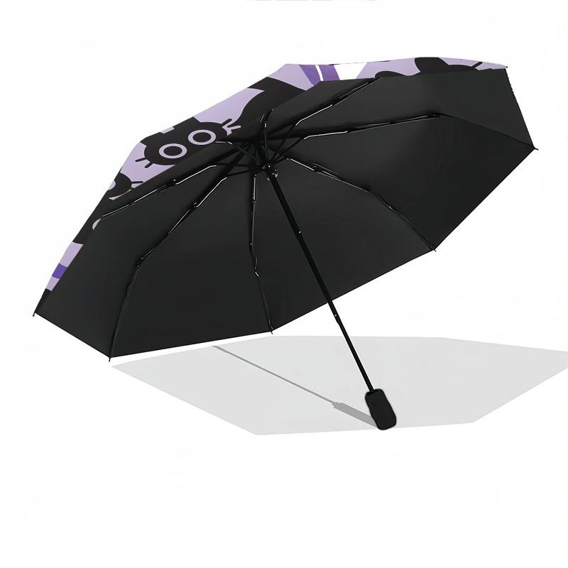 Cats, Purple- Automatic umbrella,Suitable for Men and Women, Travel, Daily Compact Umbrella, Outdoor Accessories,Gifts for Fashion Lovers0904b
