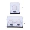 Baseball Display Case Acrylic Clear Baseball Display Case Square Cubes Memorabilia Display Box Baseball Protector