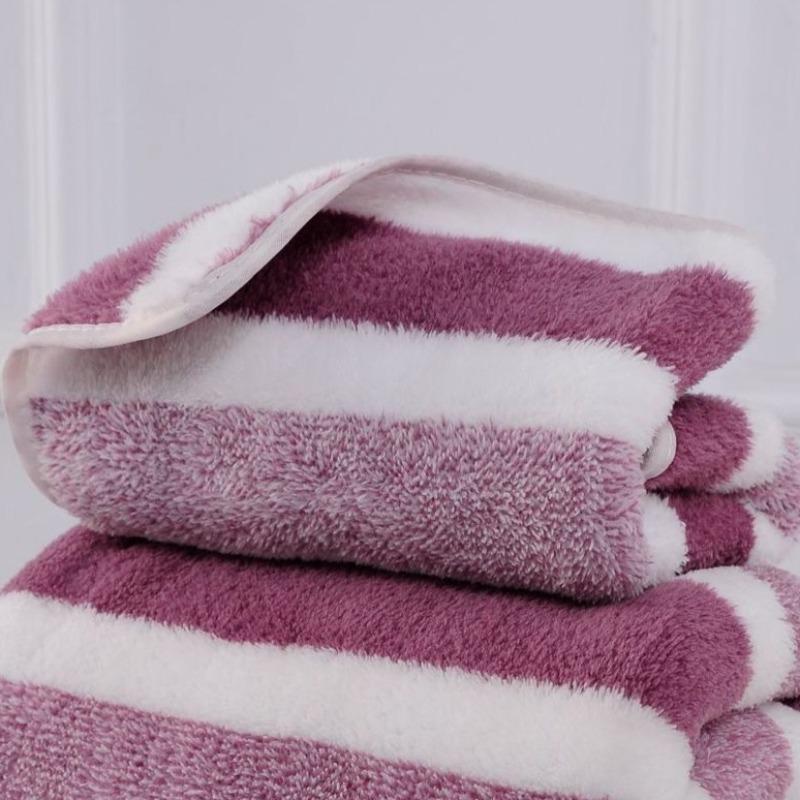 1 Pc Thickened Absorbent Bath Towel Soft Face Towel for Home