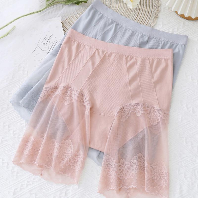 Plus Size Women's Safety Pants Anti-exposure Underwear Can Be Worn Outside Thin Anti-wear Leg Five-point Underwear Close-fitting Zero-restraint