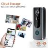 Wireless Video Doorbell with Infrared HD Night Vision and Smart Remote Monitoring