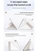 iPad Air 6 Magnetic Dual-Sided Clip Protective Case with 12.9-inch Y-Shaped Support
