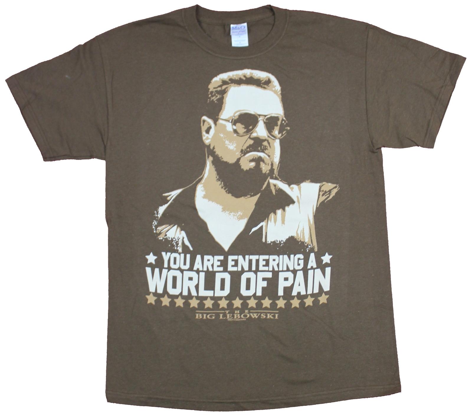 The Big Lebowski Mens T-Shirt - Walter You Are Entering Into A World Of Pain XL