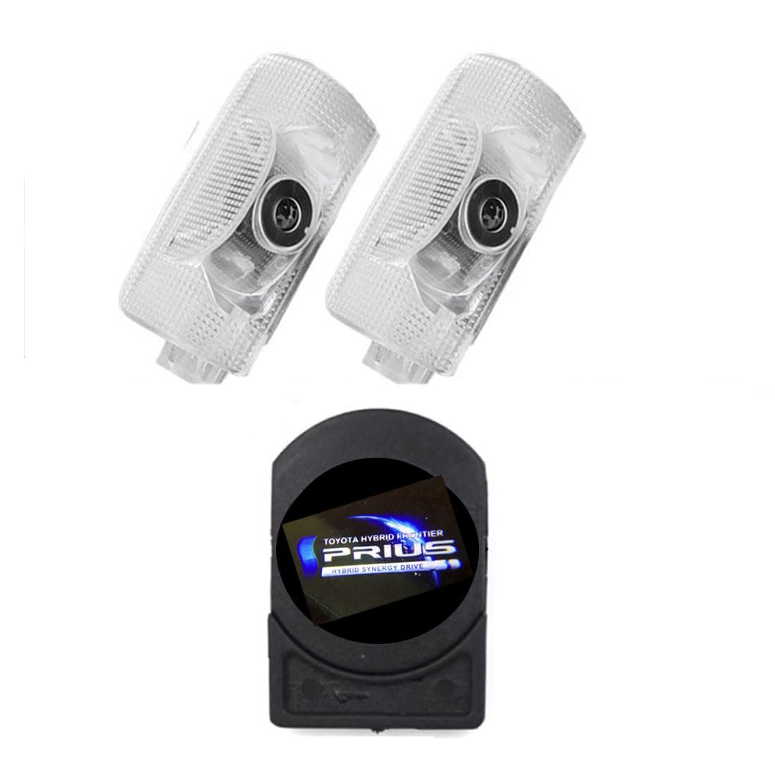 

YUCANAUTO Автомобильная лампа подсветки, Prius 30 серии, LED проекция логотипа, Приветственная подсветка двери, 50