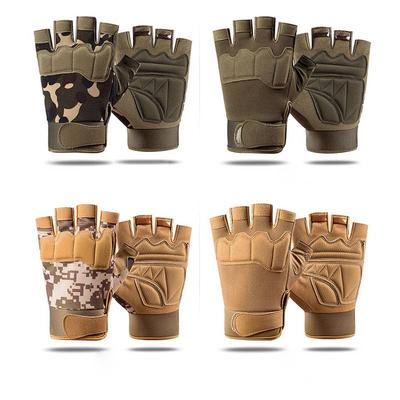 Military Tactical Gloves Men Outdoor Army Hard Knuckle Half Finger Tactical Shooting Gloves for Hunt