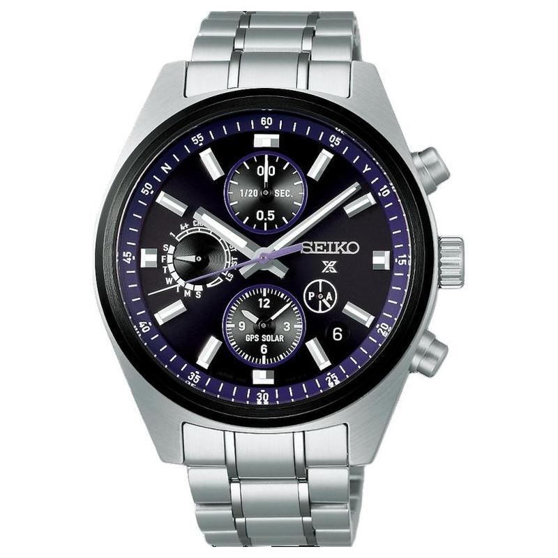 

SEIKO prospex 100 meters waterproof Quartz Steel Strap 42*49.6mm men s watch black dial SBED015